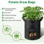 Asfasfq - 5 sacs plantation pomme de terre avec 60 sacs de semis, 40l sac de plantation non tissé, sac ... Asfasfq - 5 sacs plantation pomme de terre avec 60 sacs de semis, 40l sac de plantation non tissé, sac ...