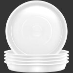 Asfasfq - lot de 5 soucoupes pour plantes, soucoupes pour pots de fleurs pour plantes, plateaux de planteur ...