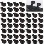 Asfasfq - lot de 50 clips en plastique pour toile de protection, clip spcial avec ?illet, filet d'ombrage, ...