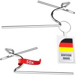 Asfasfq - 50 clips de vitrage pour serre, clips de fixation pour serre en verre, acier inoxydable zingu, ...