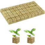 Asfasfq - 50 pcs laine de roche, laine de roche hydroponique, hydroponique bouchons de laine de roche, ...