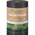 Asfasfq - 50m toile de paillage anti mauvaises herbes 100 g / m - film gotextile anti mauvaises herbes ...