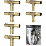 Asfasfq - lot de 6 raccords de tuyau en t - 10 mm - en laiton - 3 voies - rallonge de tuyau d'arrosage ... Asfasfq - lot de 6 raccords de tuyau en t - 10 mm - en laiton - 3 voies - rallonge de tuyau d'arrosage ...