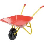 Asfasfq - 7131707 - brouette en mtal pour enfants  partir de 24 mois en rouge et jaune, environ 78 ...