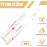 Asfasfq - 8 pcs brochettes pour barbecue aciers inoxydables, extensible pic a brochette, longueur maximale ... Asfasfq - 8 pcs brochettes pour barbecue aciers inoxydables, extensible pic a brochette, longueur maximale ...