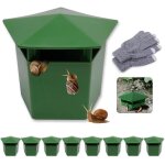 Asfasfq - lot de 8 pieg pièges à escargots, limaces et escargot, pour protéger les plantes des escargots ... Asfasfq - lot de 8 pieg pièges à escargots, limaces et escargot, pour protéger les plantes des escargots ...