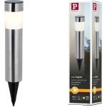Asfasfq - 94876 borne lumineuse solaire led layra ip44 3000k 1lm acier bross
