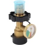 Asfasfq - adaptateur de rservoir de gaz pol en laiton, bouteille en acier gpl et connecteurs de rservoir, ...