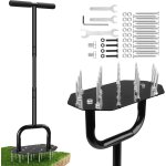 Asfasfq - arateur de pelouse manuel - arateur de gazon robuste avec 18 pointes, outil d'arateurs de ...