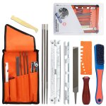 Asfasfq - affuteuse de trononneuse professionnel kit d'afftage universel pour trononneuses 11 pices ...