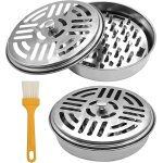 Asfasfq - aimeke 2 pices support bobine moustique avec couvercle, supports portable anti - moustique ...