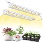Asfasfq - anpsssen lampes pour plantes t5 pour plantes d'intrieur, 42cm pack de 2 (10w x2) lampes led ...