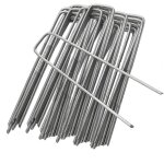 Asfasfq - ansio lot de 100 piquet jardin de fixation en acier galvanisé 150 mm / 6 - ancrage au sol ... Asfasfq - ansio lot de 100 piquet jardin de fixation en acier galvanisé 150 mm / 6 - ancrage au sol ...