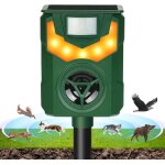 Asfasfq - aoowu repulsif chat solaire, 5 modes impermable repulsif chat ultrason exterieur, rpulsif ...