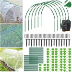 Asfasfq - arceaux serre de jardin, arceaux pour serre tunnel, cerceau de serre de jardin, cerceau pour ...