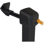 Asfasfq - arrt universel 360 pour portail manuel - noir, longueur de tube (mm) : 250