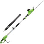 Asfasfq - bakaji taille - haie télescopique électrique avec tige extensible, taille haies lame 41 cm ... Asfasfq - bakaji taille - haie télescopique électrique avec tige extensible, taille haies lame 41 cm ...