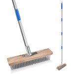 Asfasfq - balai de rue avec manche, balai métallique avec manche, brosse métallique de 1, 6 m, balai ... Asfasfq - balai de rue avec manche, balai métallique avec manche, brosse métallique de 1, 6 m, balai ...