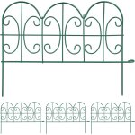 Asfasfq - bordure de jardin, lot 4 lments, mtal, hxl: 28x38, 5 cm chacun, pour extrieur,  planter ...