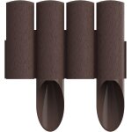 Asfasfq - bordure de jardin standard 2, 3m marron