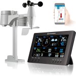 Asfasfq - bresser clearview station mto sans fil avec wifi et capteur extrieur pro 7 en 1 (vent, humidit ...