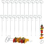 Asfasfq - broche kebab, 20 pices 9. 5 cm pique brochette, pique a brochette, brochette en acier inoxydable ...