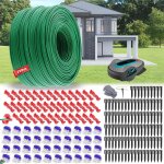 Asfasfq - cable peripherique robot tondeuse 200m, fil robot tondeuse, universelles cable tondeuse + 100piquets ...