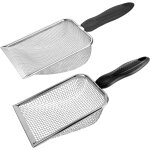 Asfasfq - caiyuangj 2 pices tamis de compost avec poigne, tamis de jardinage pour sable, pelles  sable ...