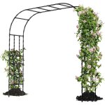 Asfasfq - caroeas arche de jardin pour plantes grimpantes, 250x240x40cmâ¿arceau métallique pour rosiers, ... Asfasfq - caroeas arche de jardin pour plantes grimpantes, 250x240x40cmâ¿arceau métallique pour rosiers, ...