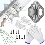 Asfasfq - ceinture anti martres 100cm protection contre les martres ceinture anti chats pour arbre et ...