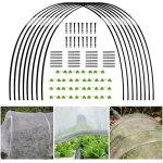 Asfasfq - cerceau serre jardin, tunnel culture pour plantes, cerceau jardin, tunnel jardin arceaux, support ...