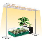 Asfasfq - cokolila support de lampe de croissance, lampe led avance pour plantes avec minuterie 4 / ...