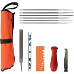 Asfasfq - cosy garden tools kit d'afftage pour trononneuse, avec 6 limes rondes, 6 flat file, depth ...