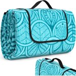 Asfasfq - couverture pique nique, 200 x 200 cm nappe pique nique, tapis pique nique impermable, couverture ...