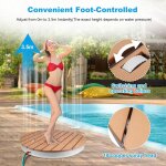 Asfasfq - douche de jardin extérieure avec commande à pédale, douche de sol hauteur de jet réglable jusqu'à ... Asfasfq - douche de jardin extérieure avec commande à pédale, douche de sol hauteur de jet réglable jusqu'à ...