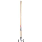 Asfasfq - e77528 croc  fumier  douille 4 dents manche 135 cm, vert