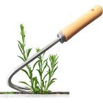 Asfasfq - enlace dsherbeur manuel en acier inoxydable pour jardin - pour creuser, transplanter, dsherber ...