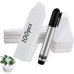 Asfasfq - etiquettes pour plantes, 100 pice impermables etiquettes plantes avec 1 stylo, etiquettes ...