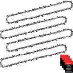 Asfasfq - eyoloty lot de 4 chaînes de tronçonneuse 40 cm 3 / 8 lp pas 1, 3 mm 56 maillons entraîneurs ... Asfasfq - eyoloty lot de 4 chaînes de tronçonneuse 40 cm 3 / 8 lp pas 1, 3 mm 56 maillons entraîneurs ...