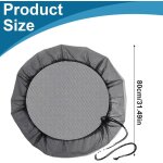 Asfasfq - filet anti moustique pour citerne de pluie, 1 pices, cuve recuperation avec gummizug un maintien ...