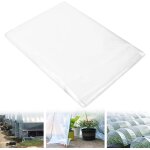 Asfasfq - film en polythylne transparent pour serre, extra pais et indchirable, film de jardin en ...