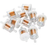 Asfasfq - filtre  carburant  essence petit moteur gas inline filtres plastique accessoires pour tondeuse ...