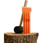 Asfasfq - fm9ls fendeur manuel de bches de 22, 9 cm mont sur la base ¿ fendeur de bois de chauffage ...
