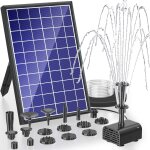 Asfasfq - fontaine solaire pour bassin de jardin, 7. 5w pompe  eau solaire extrieure avec 3600 mah ...