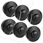 Asfasfq - forever speed lot de 6 ttes  double fil pour dbroussailleuse - bobine de fil avec pointe ...