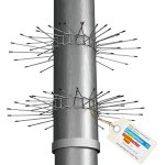 Asfasfq - gardigo set de 2 pices collier  piques anti - martres fouines, chats; ceintures anti - martres ...