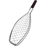 Asfasfq - grille à poisson avec manche en bois, grille en acier pour barbecue, panier de rôtissoire à ... Asfasfq - grille à poisson avec manche en bois, grille en acier pour barbecue, panier de rôtissoire à ...