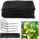 Asfasfq - gueenky filet protection jardin, 2, 1m10m filet anti oiseaux noir filet de jardin potager ...