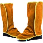 Asfasfq - guêtres de soudage en cuir, 1 paire chaussures soudeur, couvre - bottes de soudage, pour soudure ... Asfasfq - guêtres de soudage en cuir, 1 paire chaussures soudeur, couvre - bottes de soudage, pour soudure ...