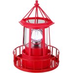 Asfasfq - gyrophare rotatif maison de lumire solaire en plein air phare statue lumire lumires dcoratives ...